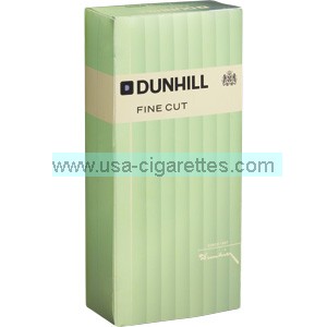 Dunhill Fine Cut Green box cigarettes